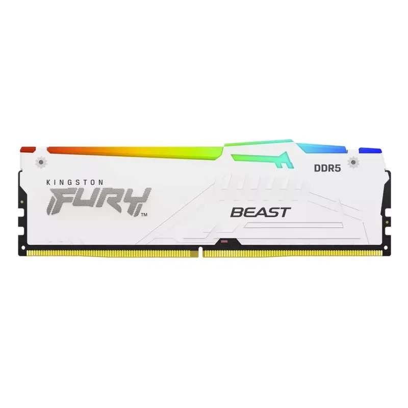 Kingston FURY White RGB 32G(2x - 64Gb Ddr5 6000Mhz Cl30 2X32Gb Desktop incelemesi ve fiyatı